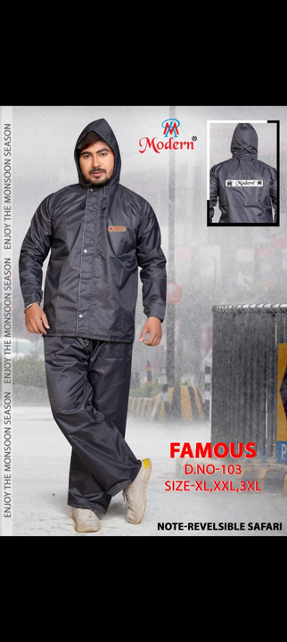 Modern reversible rain wear xl uploaded by Ratnam trading company on 4/10/2023