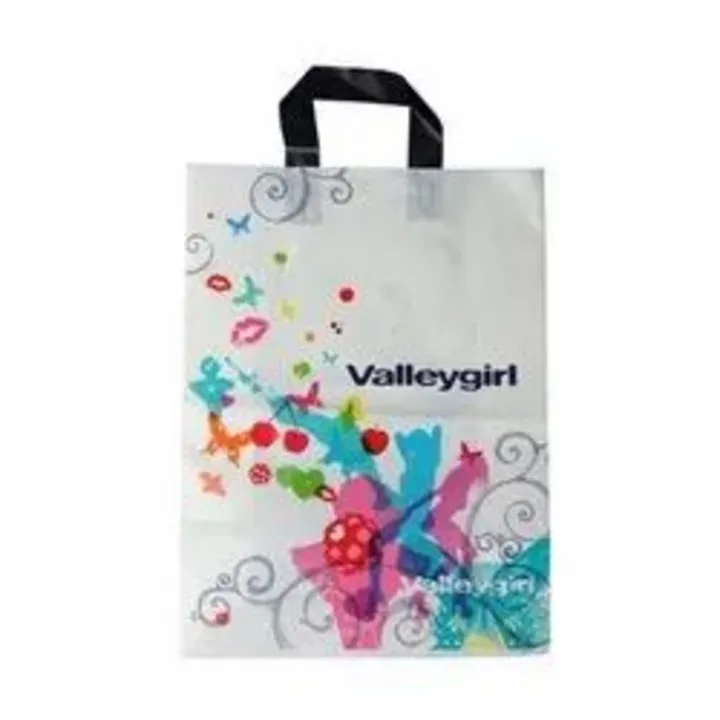 Fancy printed plastic bag's uploaded by Jute24x7 on 5/10/2024