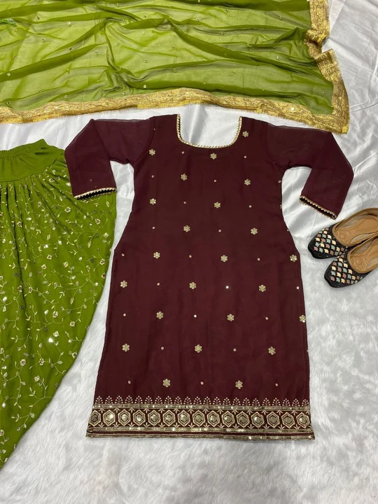 Party wear top dhoti uploaded by GS TRADERS on 4/10/2023