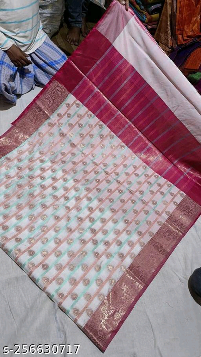 Cotton saree uploaded by Fashion house on 4/10/2023