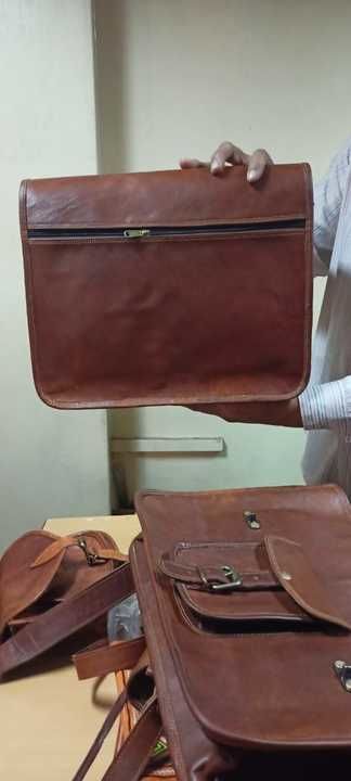 Leather office bag uploaded by BHP TEATHER INDUSTRIES on 3/4/2021
