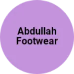 Business logo of abdullah footwear