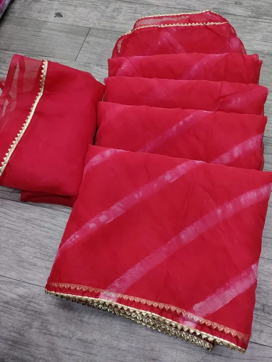 presents  LEHRIYA special  saree  sale sale

*beautiful color combination Saree for all ladies*

👉 uploaded by Gotapatti manufacturer on 4/11/2023