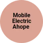 Business logo of Mobile electric ahope