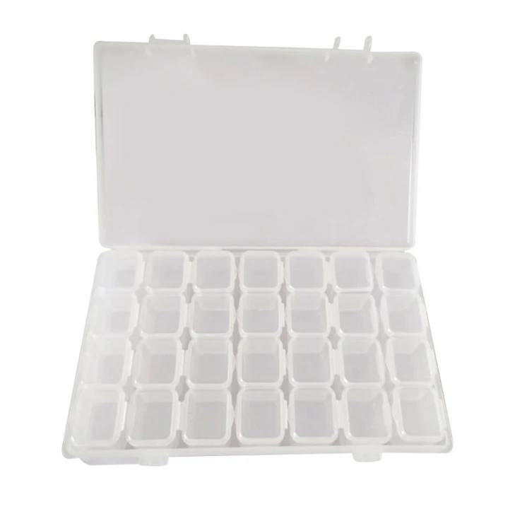 1 Set 28 Slots Empty Nail Storage Organizer Box uploaded by COMPLETE SOLUTIONS on 4/11/2023