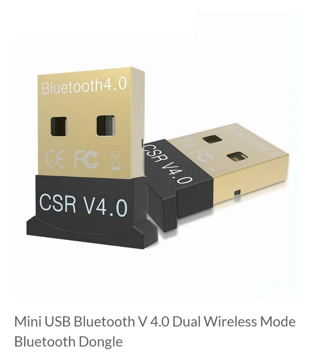 Mini USB Bluetooth V 4.0 Dual Wireless Mode Bluetooth Dongle uploaded by COMPLETE SOLUTIONS on 4/11/2023