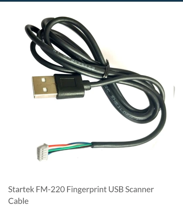 Startek FM-220 Fingerprint USB Scanner Cable uploaded by COMPLETE SOLUTIONS on 4/11/2023
