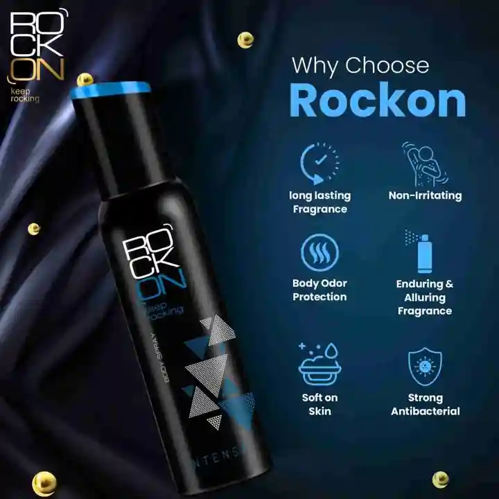 Rockon keep rocking deodrent men & Women body sprey 150ml uploaded by Getnow Products  on 4/11/2023