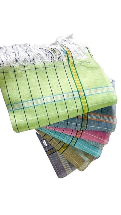 COLOUR CHECKED TOWEL  uploaded by BOLLI RAJAIAH HANDLOOM CLOTH PRODUCTIONS on 4/11/2023