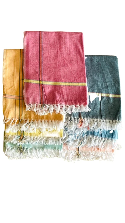 PLAIN COLOUR TOWELS 35*70 uploaded by BOLLI RAJAIAH HANDLOOM CLOTH PRODUCTIONS on 4/11/2023