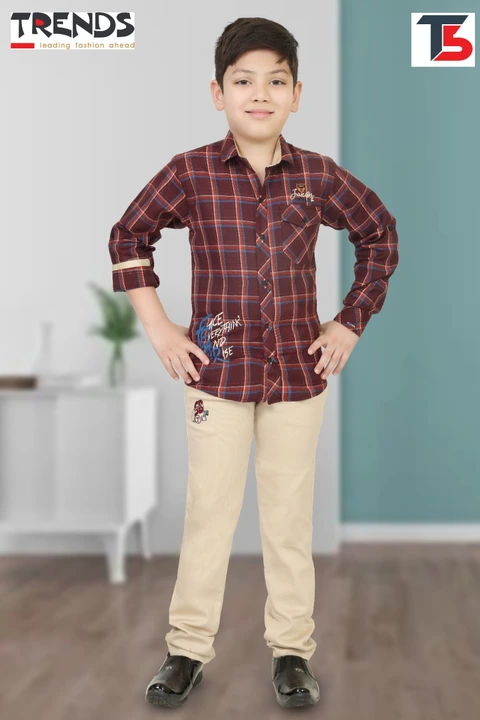 Premium quality Boys shirt pant set and jacket set uploaded by Clothing innovations pvt ltd on 4/11/2023