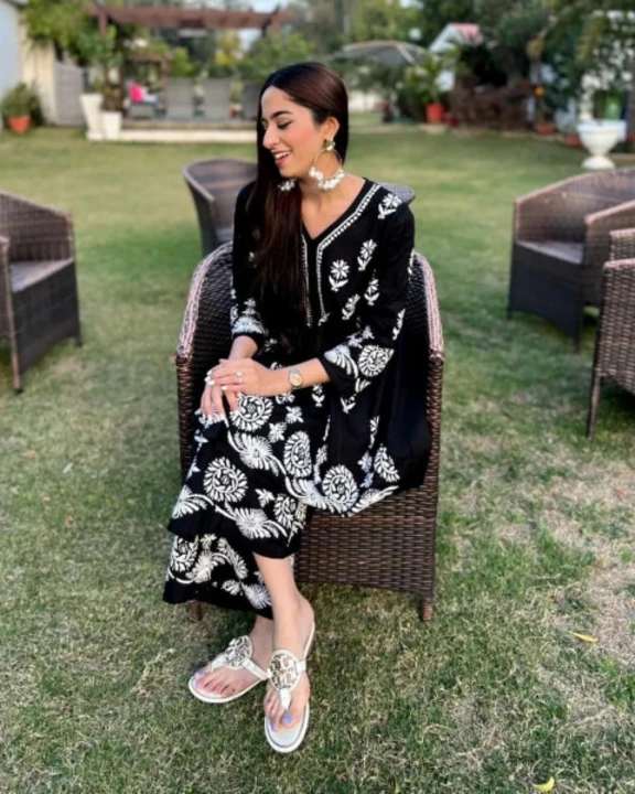 *Top 🖤with 🖤 sharara * uploaded by Quality Collection on 4/11/2023