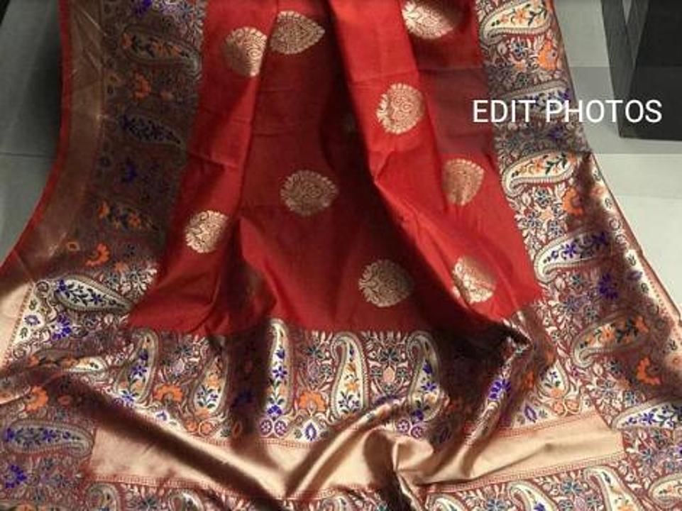 BANARASI SILK SAEEE WITH BLOUSE uploaded by business on 7/11/2020