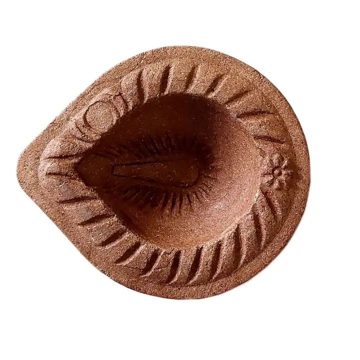 Cow dung Diya. uploaded by business on 4/11/2023