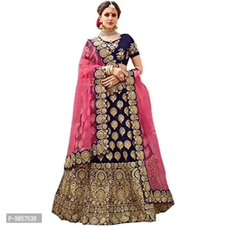 Women's Satin Embroidered Semi Stitched Lehenga Choli (PINK)

 Color:  Pink

 Fabric:  Silk Blend

  uploaded by Digital marketing shop on 4/11/2023