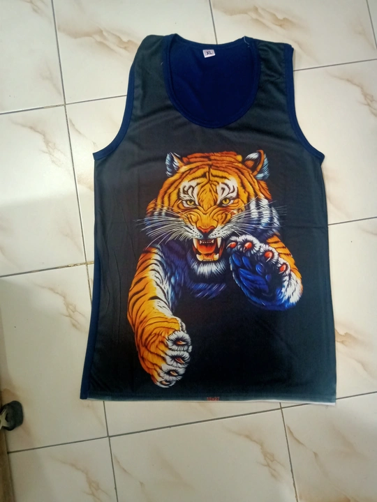Printed gym sando  uploaded by Shubham hoesiry and sports on 4/11/2023