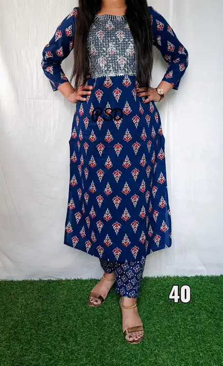 Psd 1503 kurti uploaded by Wedding collection on 4/11/2023