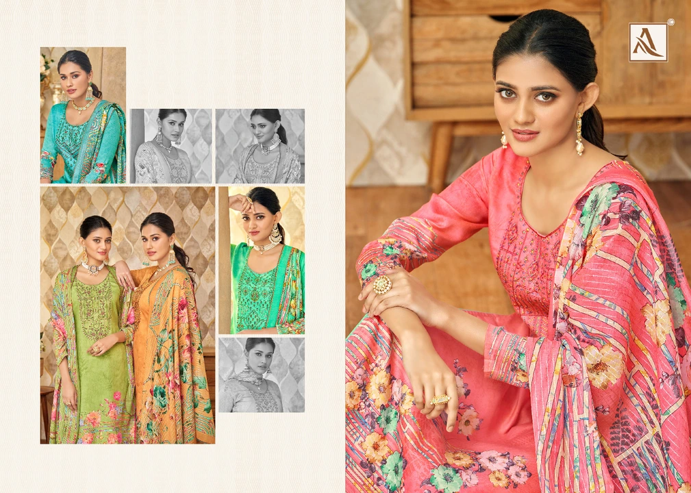 "
 Sr no.82480
 *Ladlii Edition 11 Alok Plazzo Style Suits*

Top: Pure Zam Cotton Digital Print With uploaded by Roza Fabrics on 4/11/2023