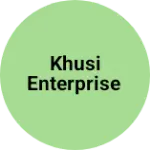 Business logo of Khusi enterprise