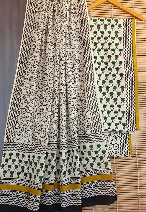 Cotton dupatta suit  uploaded by Indiana Creations  on 4/11/2023