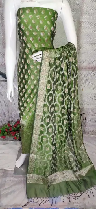 BANARASI CHANDERI SILK SUIT  uploaded by S.N.COLLECTIONS  on 4/11/2023