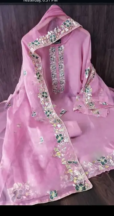 Pink full stitched set uploaded by Kasoota fashion on 4/11/2023