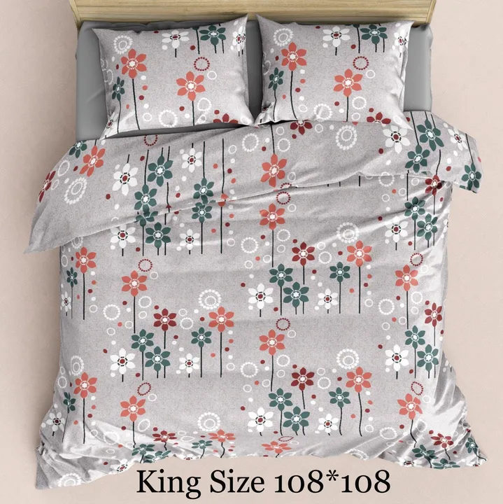 108-108 bedsheet glace cotton uploaded by Amar jyoti creation on 4/11/2023