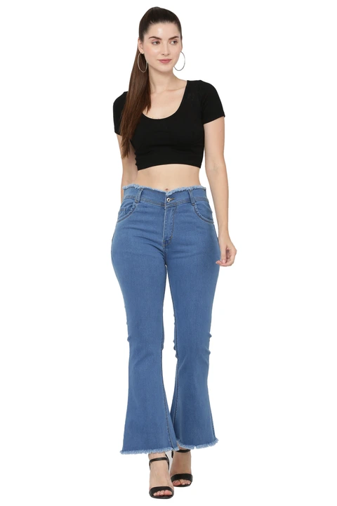 WOMENS BELL BOTTOM ICE JEANS uploaded by business on 4/11/2023