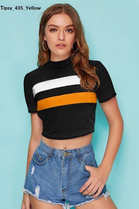 *Women's Beautiful CropTop*

*SKU*: Tipsy 431 
*Size*: S , M , L , XL 
*Fabric*:Knitting
*Neck*: Hig uploaded by business on 3/4/2021