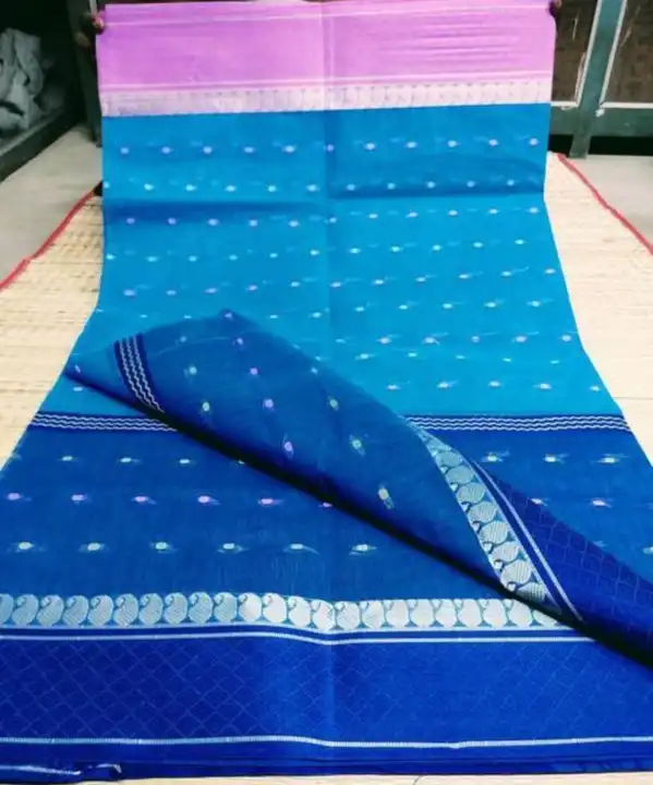 Tant cotton saree fabric cotton  uploaded by Sujata saree cantre on 4/11/2023