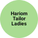 Business logo of Hariom tailor ladies and gents