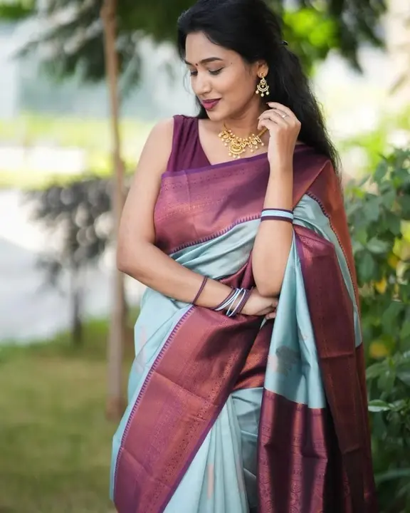 Rich pallu with zari butii design saree  uploaded by DHANANJAY CREATIONS on 4/11/2023