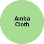 Business logo of Amba cloth