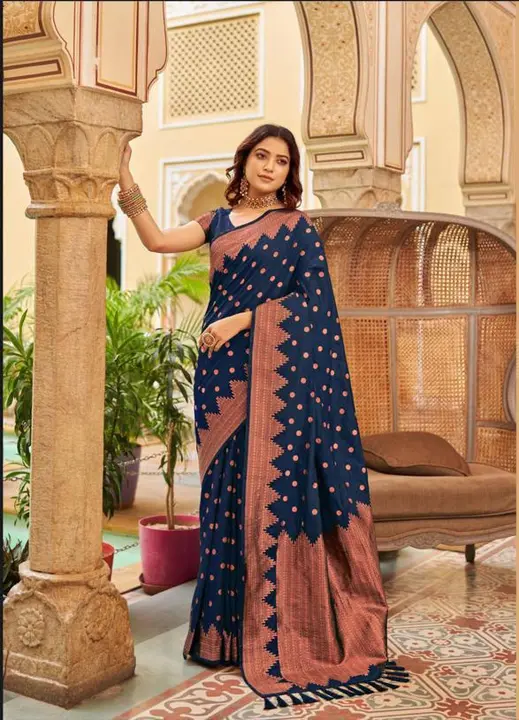 Rich pallu with allover buti design saree  uploaded by DHANANJAY CREATIONS on 4/11/2023