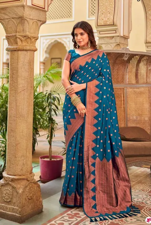 Rich pallu with allover buti design saree  uploaded by DHANANJAY CREATIONS on 4/11/2023