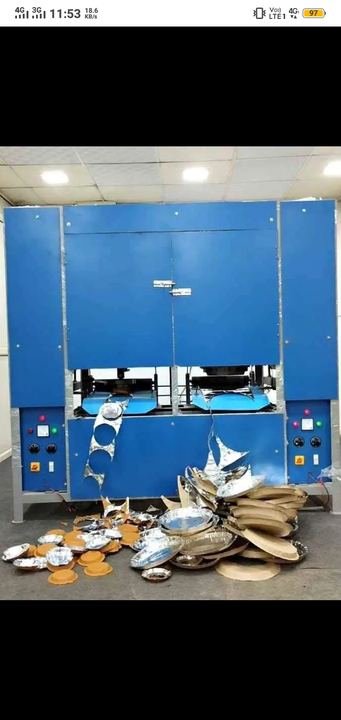 Double die double Moter heavy duty dona Pattal Making Machine  uploaded by business on 4/11/2023