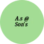 Business logo of A.S @ SON'S