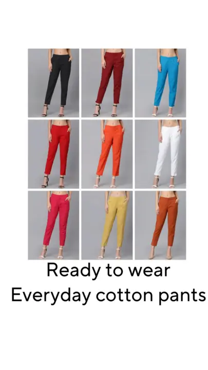 Post image Cotton pants in 20+ colours available NOW
DM FOR BULK ORDER