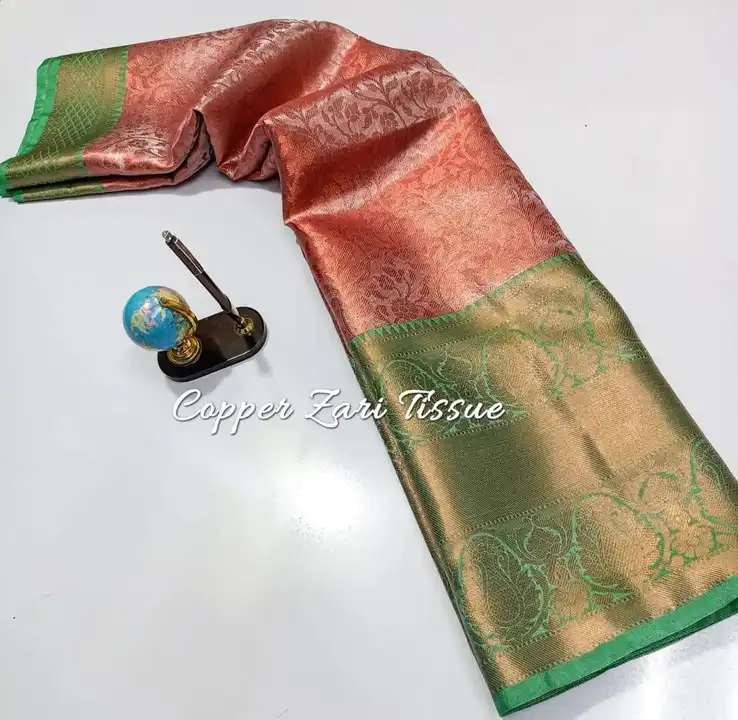 Banarasi Fancy Cooper Zari Tissue Soft silk saree uploaded by business on 4/11/2023