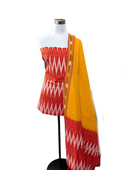 Pochampally 3 pcs dress set uploaded by PAVANKUMARWEAVES on 4/11/2023