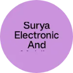 Business logo of Surya electronic and mobile