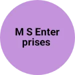 Business logo of M s enterprises