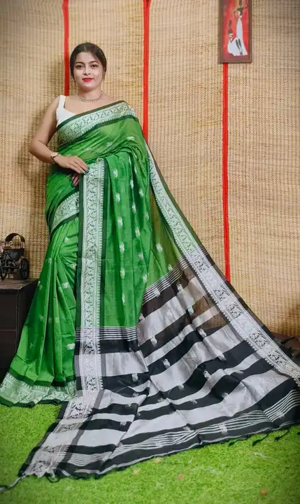 Khadi cotton handloom saree with bp  uploaded by Roy sharee center on 4/11/2023