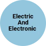 Business logo of Electric and electronic