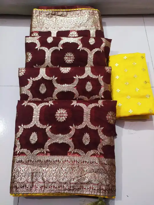 Orjanja saree with jari  uploaded by All in one collection on 4/11/2023