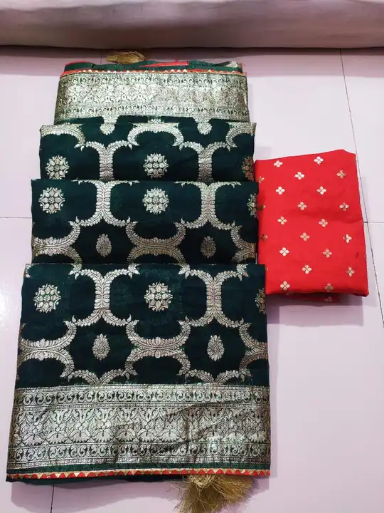 Orjanja saree with jari  uploaded by All in one collection on 4/11/2023