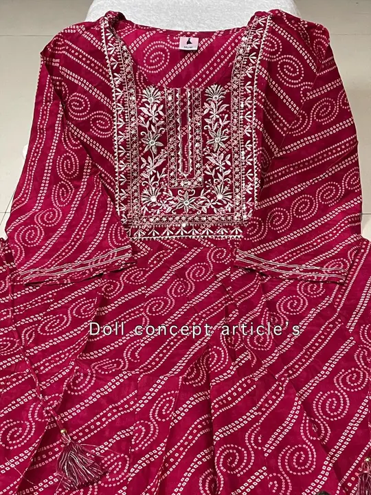 Reyon Anarkali Gown uploaded by RS Fashion on 4/11/2023
