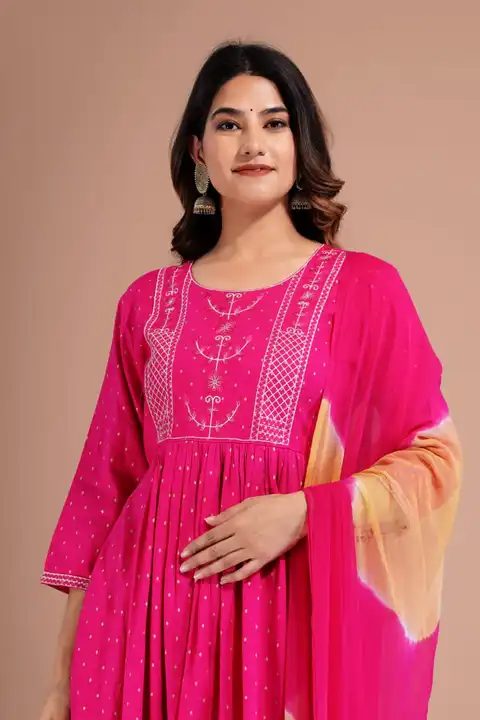 Kurti with pant in duppta  uploaded by Namokar collection on 4/11/2023