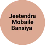 Business logo of Jeetendra mobaile bansiya