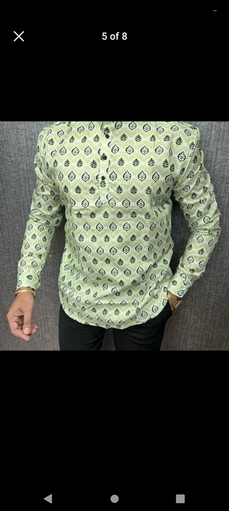 Printed shirt kurta uploaded by Digital Creation  on 4/11/2023